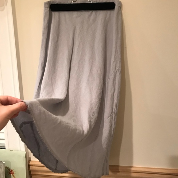 NWT - vintage 100% Linen Blue Skirt Suit Set - Picture 6 of 7